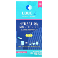 Liquid I.V., Hydration Multiplier, смесь для приготовления напитков с электролитами, маракуйя, 10 отдельных пакетиков по 16 г (0,56 унции)