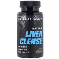 Natural Sport, Maximum Liver Clense, 60 растительных капсул