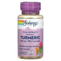 Solaray, Turmeric Root Extract, One Daily, 600 mg, 60 VegCaps