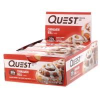 Quest Nutrition, Protein Bar, Cinnamon Roll, 12 Bars, 2.12 oz (60 g) Each