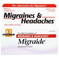 Boericke & Tafel, Migraide, формула максимальной силы от головной боли 40 таблеток