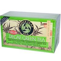 Triple Leaf Tea, Зеленый чай без кофеина, 20 пакетиков, 1,4 унции (40 г)