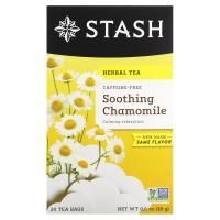 Stash Tea, Herbal Tea, Chamomile, Caffeine Free, 20 Tea Bags, 0.6 oz (18 g)