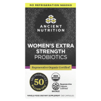 Ancient Nutrition, Пробиотики для женщин с повышенной силой действия, 60 капсул