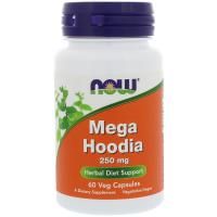 Now Foods, Mega Hoodia, 250 мг, 60 вегетарианских капсул