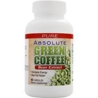 Absolute Nutrition, Absolute экстракт зеленого кофе в зернах 60 капсул