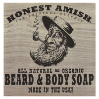 Honest Amish, Мыло Slick Beard & Body Bar, 1 шт.