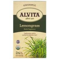 Alvita Teas, Organic, чай с лимонным сорго, без кофеина, 24 чайных пакетика по 1,69 унции (48 г) каждый