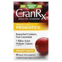 Nature's Way, CranRx, Специально для женщин, с пробиотиками, 60 вегетарианских капсул