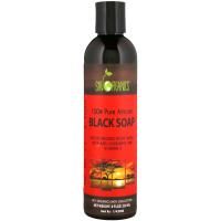 Sky Organics, 100% Pure African Black Soap Body Wash, 8 fl oz (236 ml)