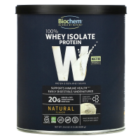 Biochem, 100% Whey Isolate Protein, Natural Flavor, 24.6 oz (699 g)