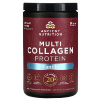 Dr. Axe / Ancient Nutrition, Multi Collagen Protein, Vanilla, 16.8 oz (475 g)