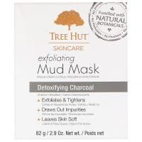 Tree Hut, Уход за кожей, отшелушивающая грязевая маска, угольная детоксикация, 82 г (2.9 oz)