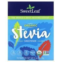 Sweetleaf, Порошок подсластителя из стевии - органический 70 шт.