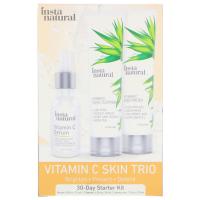 InstaNatural, Тройное средство для ухода за кожей с витамином С, 30-дневный начальный набор для осветления кожи лица и ухода за ней, 3 шт. в наборе