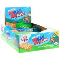 Clif Bar, Clif Kid, Organic ZBar Filled, Apple Filled with Almond Butter, 12 Bars, 1.06 oz (30 g) Each