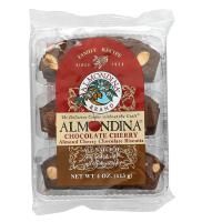 Almondina, Шоколадная вишня, шоколадное печенье с миндалем и вишней, 4 унц. (113,4 г)