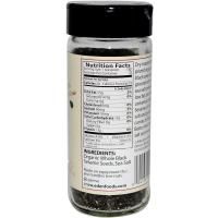 Eden Foods, Органический черный гомасио, семена черного кунжута и морская соль, 3,5 унции (100 г)