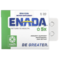 ENADA, The Energizing Co-Enzyme 1, Vitality+, 5 мг, 30 таблеток