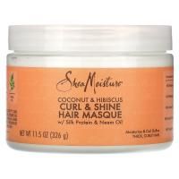 SheaMoisture, Curl & Shine Hair Masque, Coconut & Hibiscus,  12 oz (340 g)