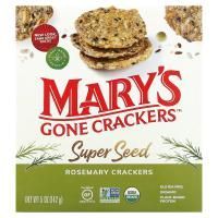 Mary's Gone Crackers, Крекеры Super Seed, розмарин, 141 г