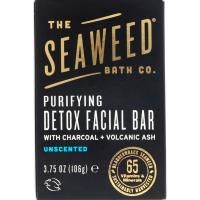 The Seaweed Bath Co., Очищающее детоксицирующее мыло для лица, без ароматизаторов, 3,75 унций (106 г)