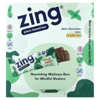 Zing Bars, Vitality Bar, Dark Chocolate Mint, 12 Bars, 1.76 oz (50 g) Each
