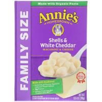 Annie's Homegrown, Macaroni & Cheese, Shells & White Cheddar, Family Size, 10.5 oz (298 g)