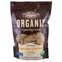 Castor & Pollux, Organix, органическое печенье для собак, с ароматом арахисового масла, 12 унций (340 г)