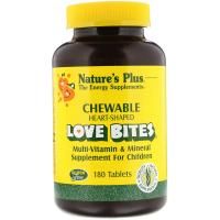 Nature's Plus, Love Bites Multi-Vitamin & Mineral, Supplement For Children, 180 Tablets