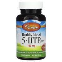 Carlson, Healthy Mood, 5-HTP Elite, натуральная малина, 100 мг, 120 таблеток (50 мг в 1 таблетке)