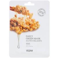 Yadah, Daily Green Mask, Natto Collagen, 1 Sheet, 0.84 fl oz (25 ml)