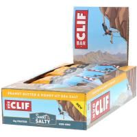 Clif Bar, Energy Bars, Peanut Butter & Honey with Sea Salt, 12 Bars, 2.40 oz (68 g) Each