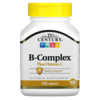 21st Century, Комплекс витаминов B плюс витамин C, 100 таблеток