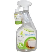 EcoDiscoveries, "Ванная и кафель", средство удаления остатков мыла, 2 жидк. унц. (60 мл) концентрат с 1 флаконом-распылителем