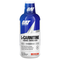 GAT, L-карнитин - аминокислотная жидкость (1500 мг) Cherry Blast 16 унций