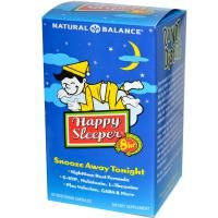 Natural Balance, Happy Sleeper, 8 Hr, 60 растительных капсул
