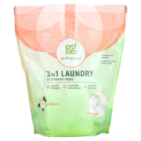 Grab Green, 3-in-1 Laundry Detergent Pods, Gardenia, 60 Loads,2lbs, 6oz (1,080 g)