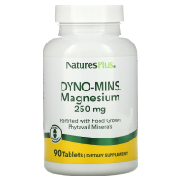 Nature's Plus, Dyno-Mins, Магний, 250 мг, 90 кислотоустойчивых таблеток