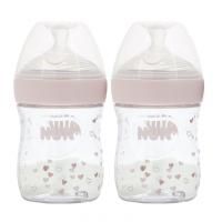 NUK, Simply Natural, Бутылочки, от 0 месяцев, медленно, 2 упаковки, по 150 мл (5 унций) каждая