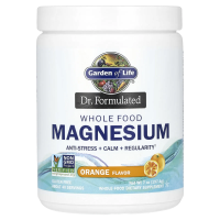 Garden of Life, Dr. Formulated, порошок магния из цельных продуктов, апельсин, 197,4 г