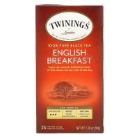 Twinings, Чай "Английский завтрак", 25 пакетиков, 50 г (1.76 oz)