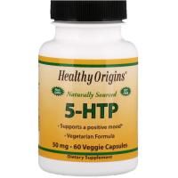Healthy Origins, 5-гидрокситриптофан, 50 мг, 60 капсул в растительной оболочке