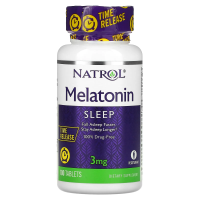 Natrol, Мелатонин, постепенного высвобождения, 3 мг, 100 таблеток