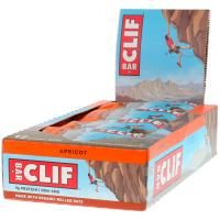 Clif Bar, Энергетический батончик со вкусом абрикоса, 12 шт. по 68г каждый
