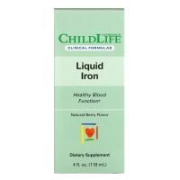 Childlife Clinicals, жидкое железо, с натуральным ягодным вкусом, 118 мл (4 жидк. унции)