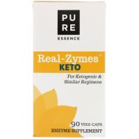 Pure Essence, Real-Zymes, кето, 90 капсул в растительной оболочке