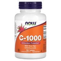 Now Foods C-1000 с шиповником и биофлавоноидами 100 таблеток