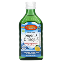 Carlson Labs, Norwegian Super D Omega·3, Natural Lemon Flavor, 8.4 fl oz (250 ml)