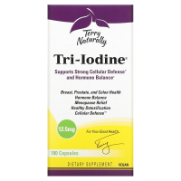 EuroPharma, Terry Naturally, Terry Naturally, Tri-Iodine, 12,5 мг, 180 капсул